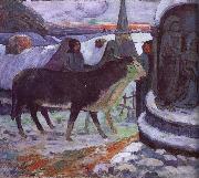 Paul Gauguin Christmas Eve Sweden oil painting artist